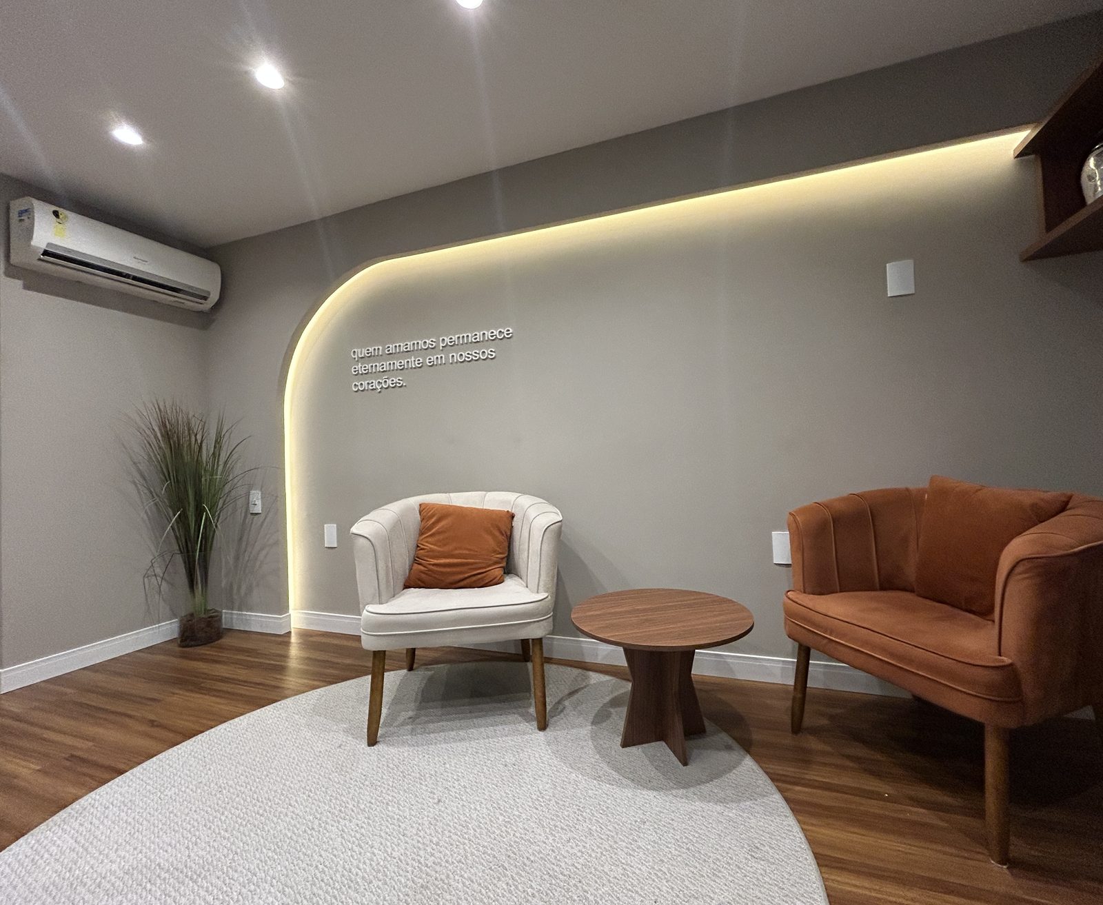 Recepção com Sanca Iluminada